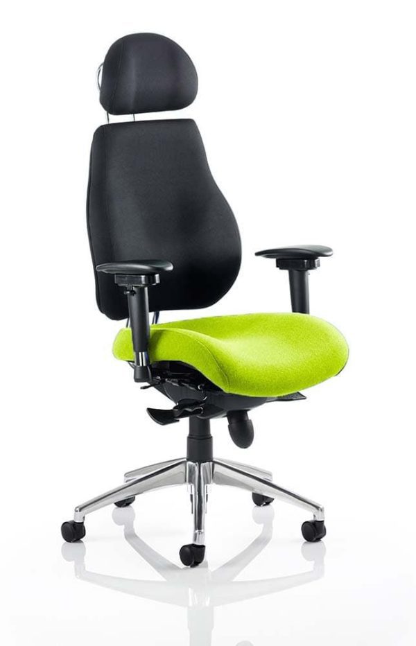 Chiro Plus Ultimate High Back Ergonomic Posture Chair with Arms and Headrest - Image 4