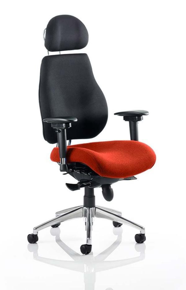 Chiro Plus Ultimate High Back Ergonomic Posture Chair with Arms and Headrest - Image 6