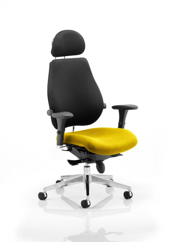 Chiro Plus Ultimate High Back Ergonomic Posture Chair with Arms and Headrest - Image 7