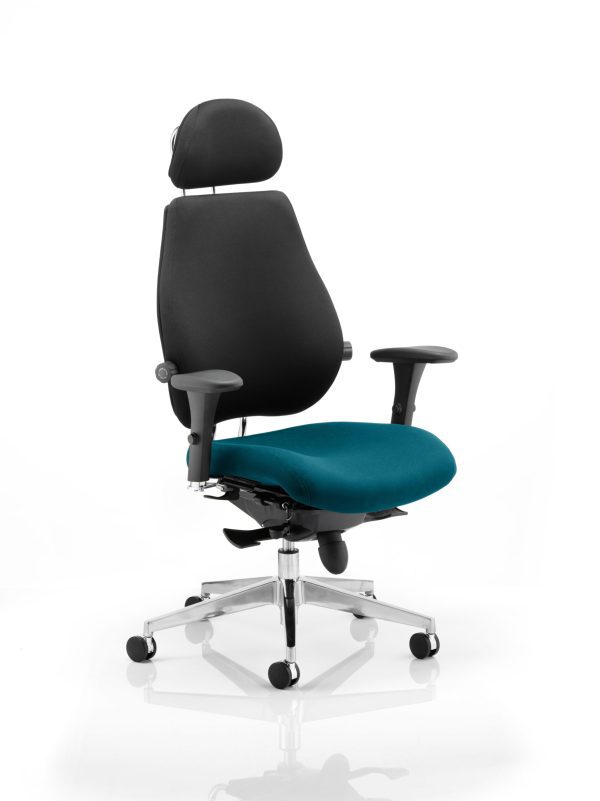 Chiro Plus Ultimate High Back Ergonomic Posture Chair with Arms and Headrest - Image 9