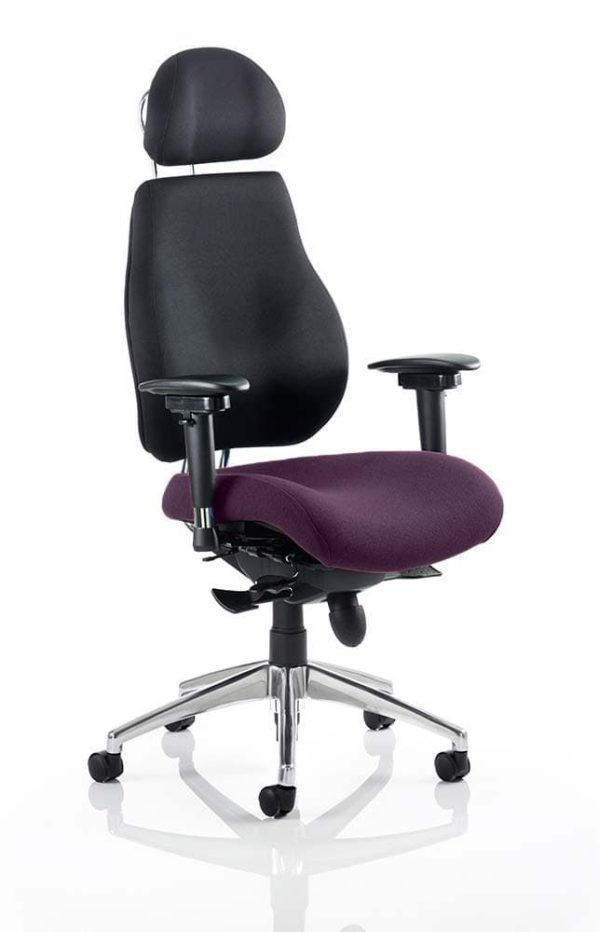 Chiro Plus Ultimate High Back Ergonomic Posture Chair with Arms and Headrest - Image 10