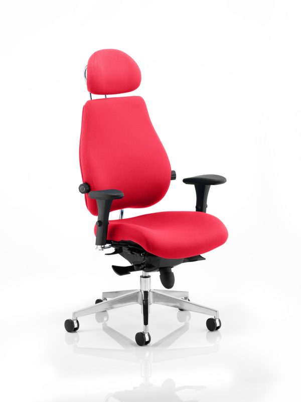 Chiro Plus Ultimate High Back Ergonomic Posture Chair with Arms and Headrest - Image 11