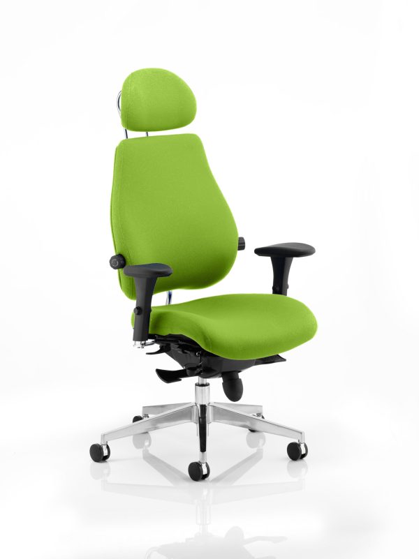 Chiro Plus Ultimate High Back Ergonomic Posture Chair with Arms and Headrest - Image 12