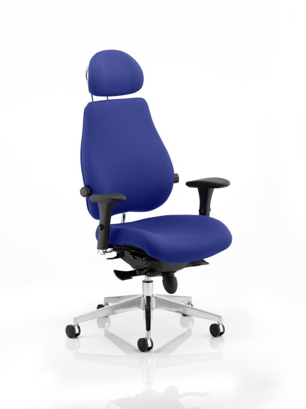 Chiro Plus Ultimate High Back Ergonomic Posture Chair with Arms and Headrest - Image 13