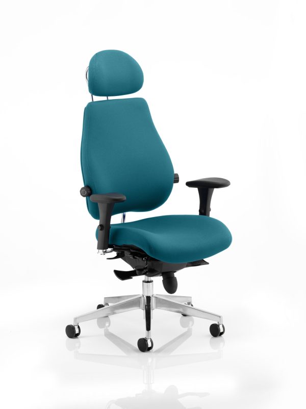 Chiro Plus Ultimate High Back Ergonomic Posture Chair with Arms and Headrest - Image 17