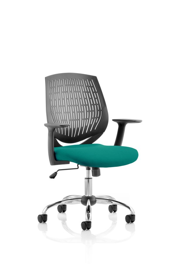 Dura Medium Back Task Operator Office Chair with Arms - Image 8