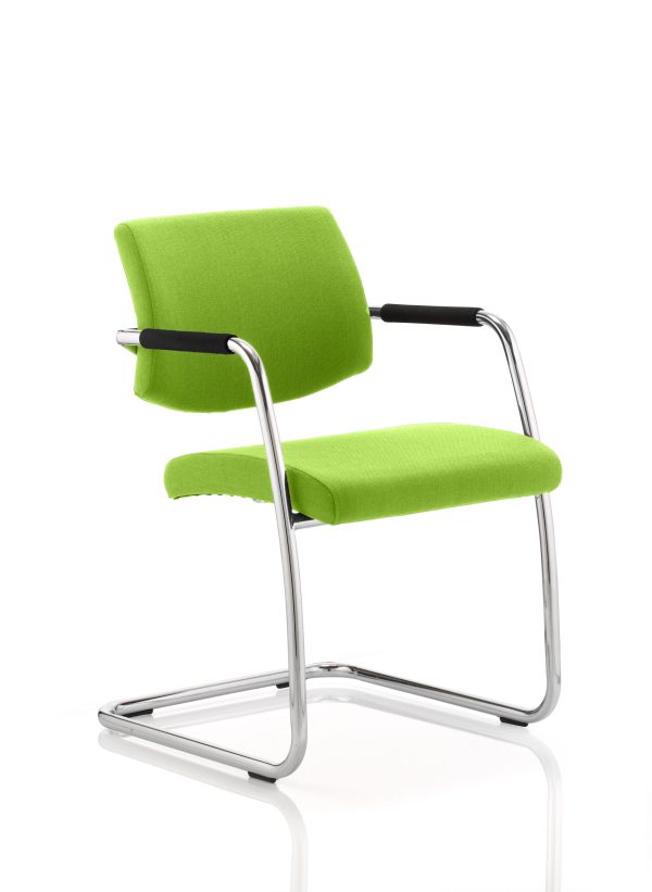 Hanna Medium Back Cantilever Visitor Chair with Arms - Image 2