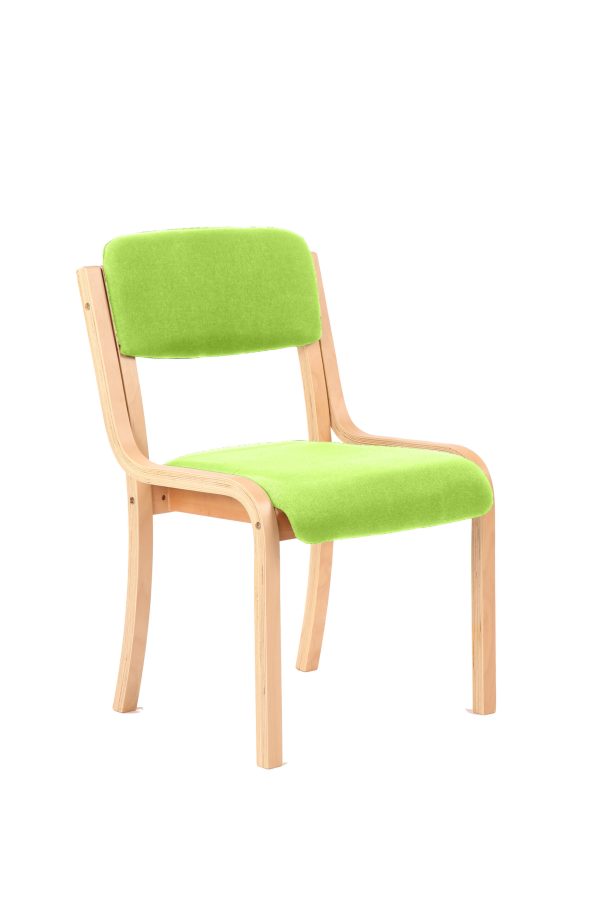 Drift Wooden Frame Visitor Chair with Arms - Image 12