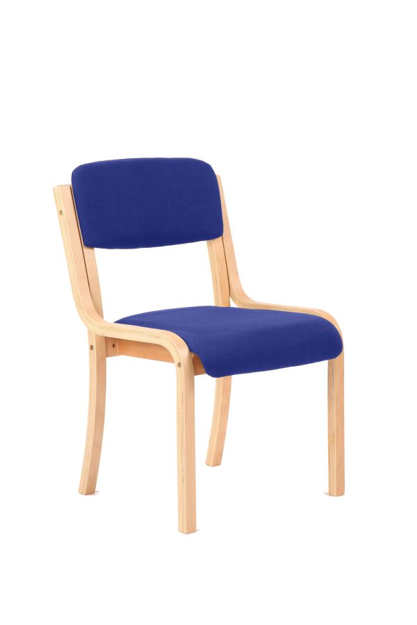 Drift Wooden Frame Visitor Chair with Arms - Image 13