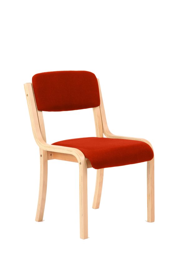 Drift Wooden Frame Visitor Chair with Arms - Image 14