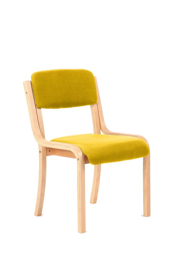 Drift Wooden Frame Visitor Chair with Arms - Image 15