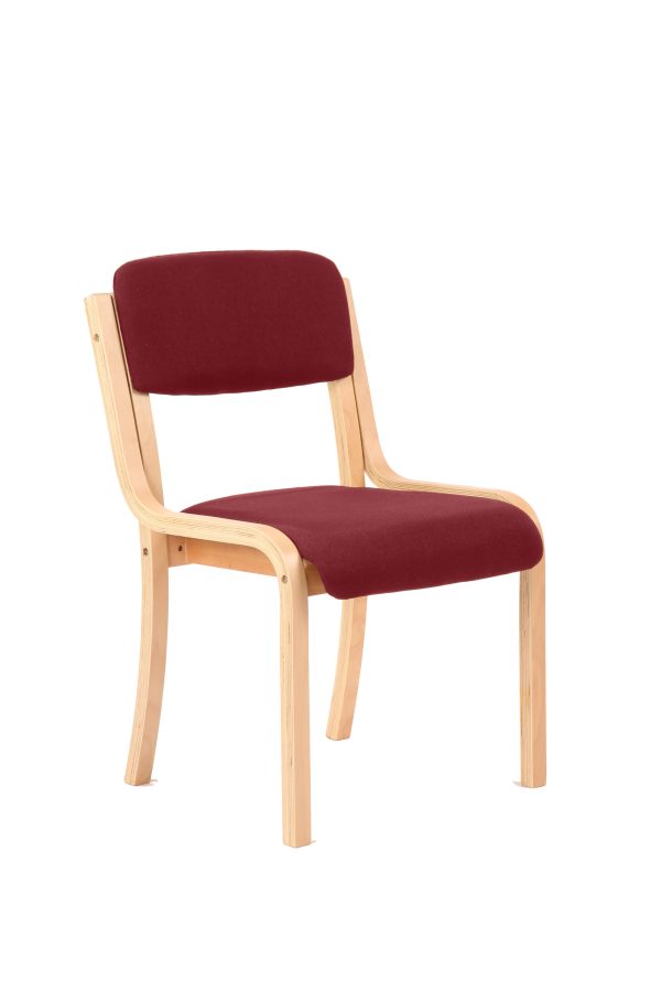 Drift Wooden Frame Visitor Chair with Arms - Image 16