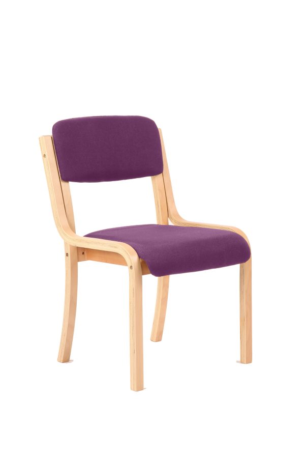 Drift Wooden Frame Visitor Chair with Arms - Image 18