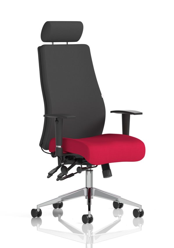 Onyx High Back Ergonomic Posture Chair with Height Adjustable Arms - Image 6