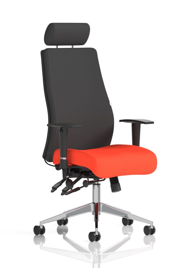 Onyx High Back Ergonomic Posture Chair with Height Adjustable Arms - Image 18