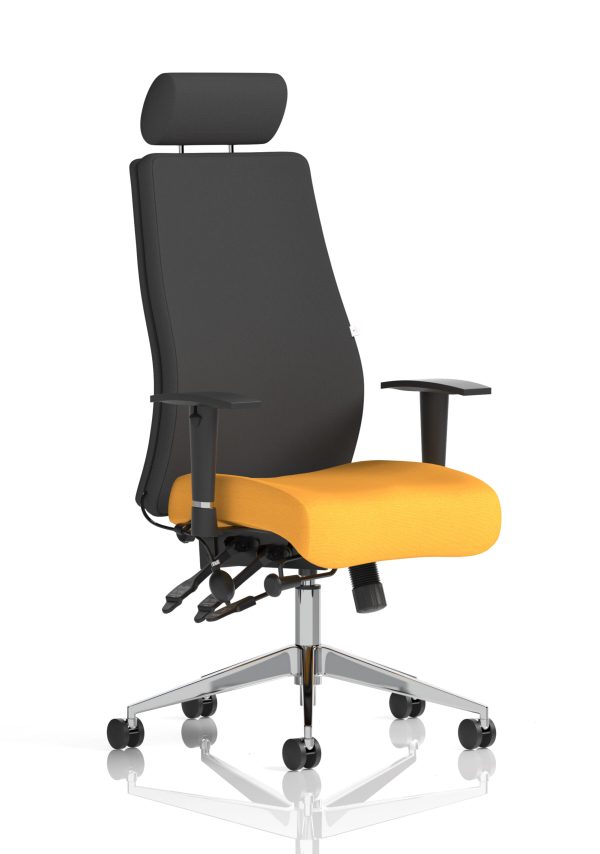 Onyx High Back Ergonomic Posture Chair with Height Adjustable Arms - Image 22