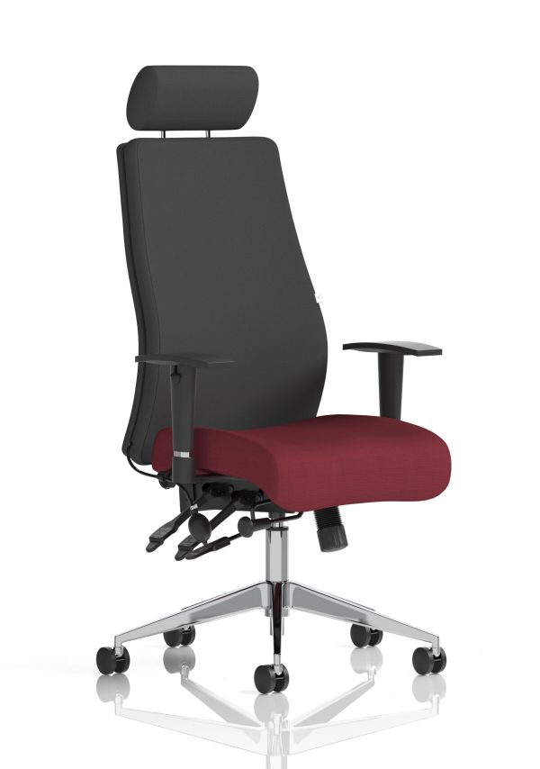 Onyx High Back Ergonomic Posture Chair with Height Adjustable Arms - Image 26