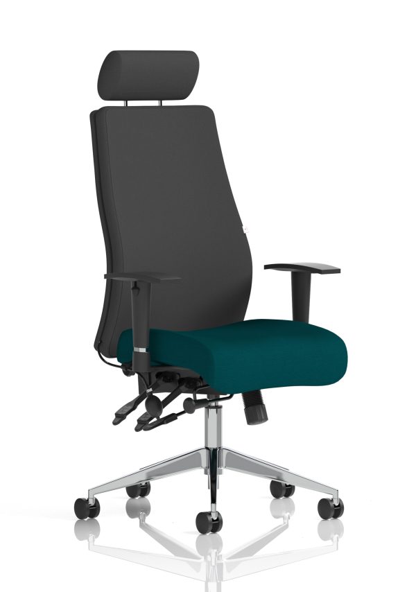 Onyx High Back Ergonomic Posture Chair with Height Adjustable Arms - Image 30
