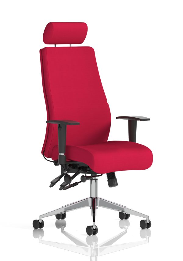 Onyx High Back Ergonomic Posture Chair with Height Adjustable Arms - Image 8