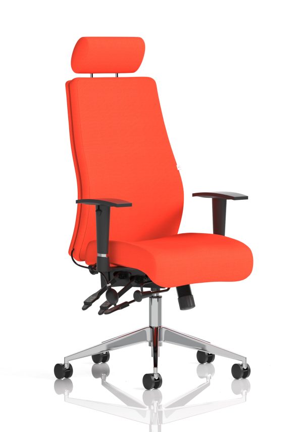 Onyx High Back Ergonomic Posture Chair with Height Adjustable Arms - Image 20