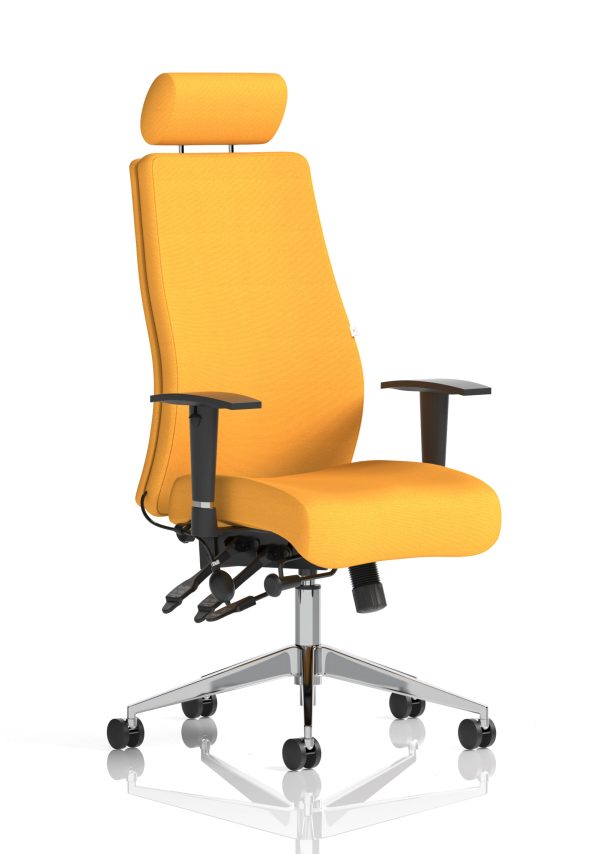 Onyx High Back Ergonomic Posture Chair with Height Adjustable Arms - Image 24