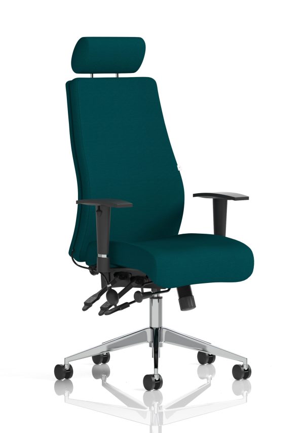 Onyx High Back Ergonomic Posture Chair with Height Adjustable Arms - Image 32
