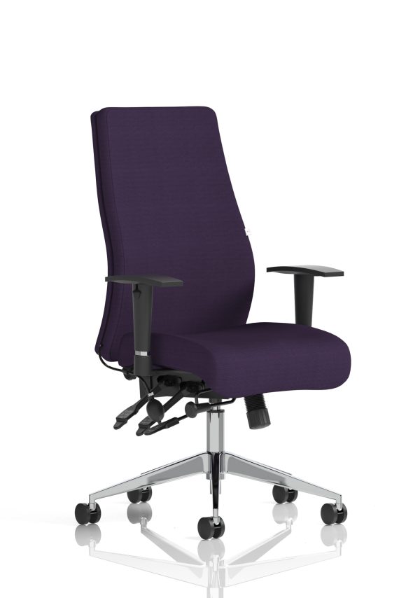 Onyx High Back Ergonomic Posture Chair with Height Adjustable Arms - Image 35