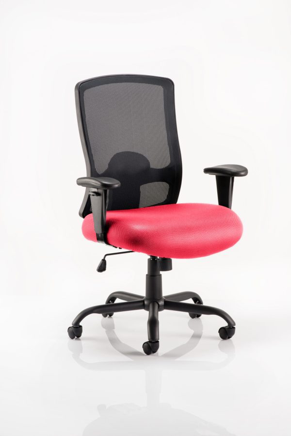 Portland HD High Back Heavy Duty Task Operator Office Chair with Arms - Image 2