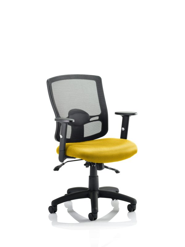 Portland II Medium Mesh Back Task Operator Office Chair with Arms - Image 6