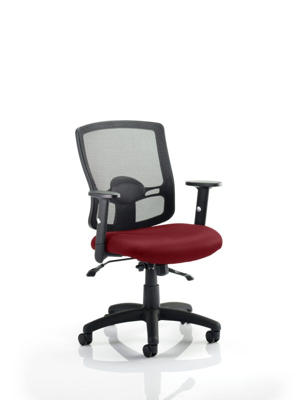 Portland II Medium Mesh Back Task Operator Office Chair with Arms - Image 7