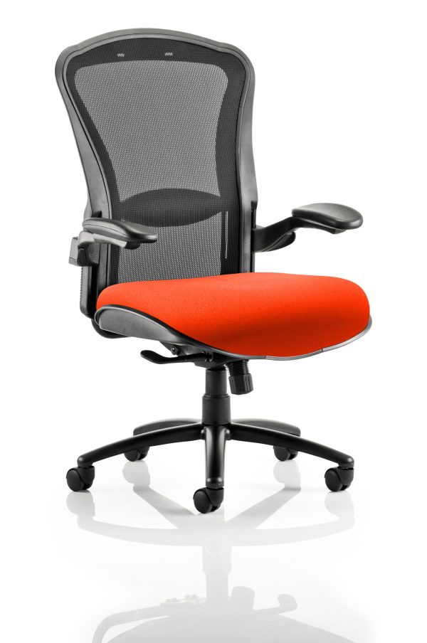 Houston High Mesh Back Heavy Duty Task Operator Office Chair with Arms - Image 5