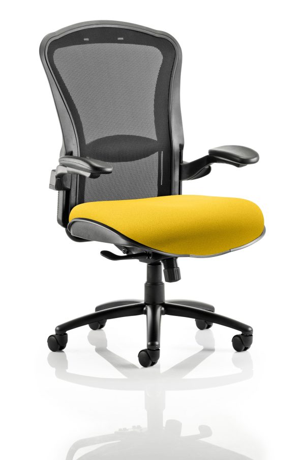 Houston High Mesh Back Heavy Duty Task Operator Office Chair with Arms - Image 8