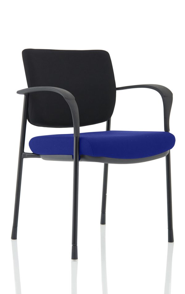 Dewdrop Deluxe Medium Back Stacking Visitor Office Chair with Arms - Image 6
