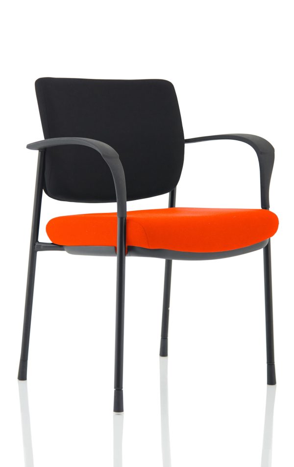 Dewdrop Deluxe Medium Back Stacking Visitor Office Chair with Arms - Image 7