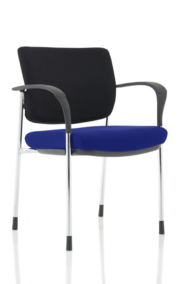 Dewdrop Deluxe Medium Back Stacking Visitor Office Chair with Arms - Image 14