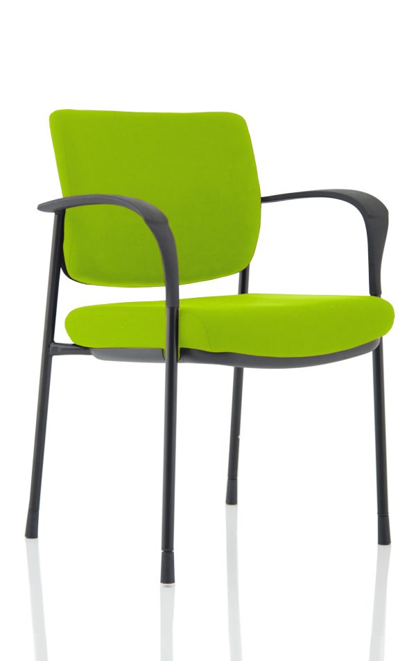 Dewdrop Deluxe Medium Back Stacking Visitor Office Chair with Arms - Image 20