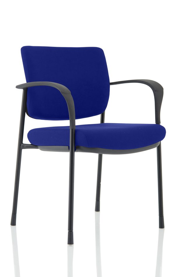 Dewdrop Deluxe Medium Back Stacking Visitor Office Chair with Arms - Image 22