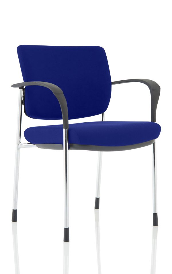 Dewdrop Deluxe Medium Back Stacking Visitor Office Chair with Arms - Image 30