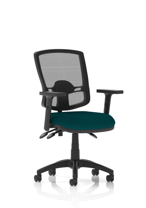 Eclipse Plus III Deluxe Medium Mesh Back Task Operator Office Chair - Image 25