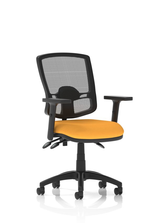 Eclipse Plus III Deluxe Medium Mesh Back Task Operator Office Chair - Image 31