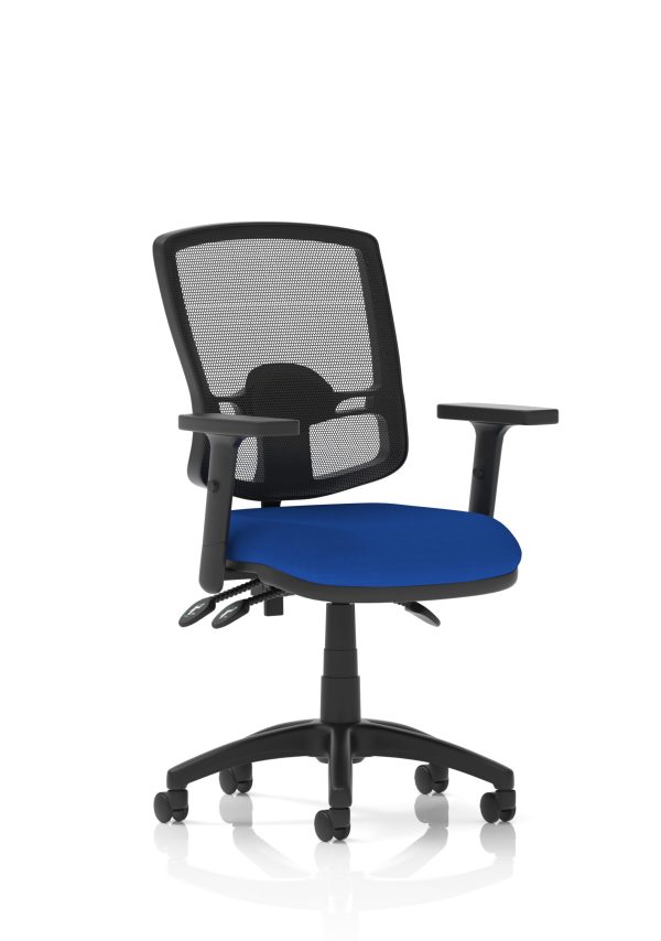 Eclipse Plus III Deluxe Medium Mesh Back Task Operator Office Chair - Image 34