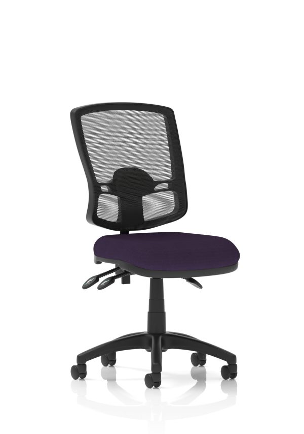 Eclipse Plus III Deluxe Medium Mesh Back Task Operator Office Chair - Image 35