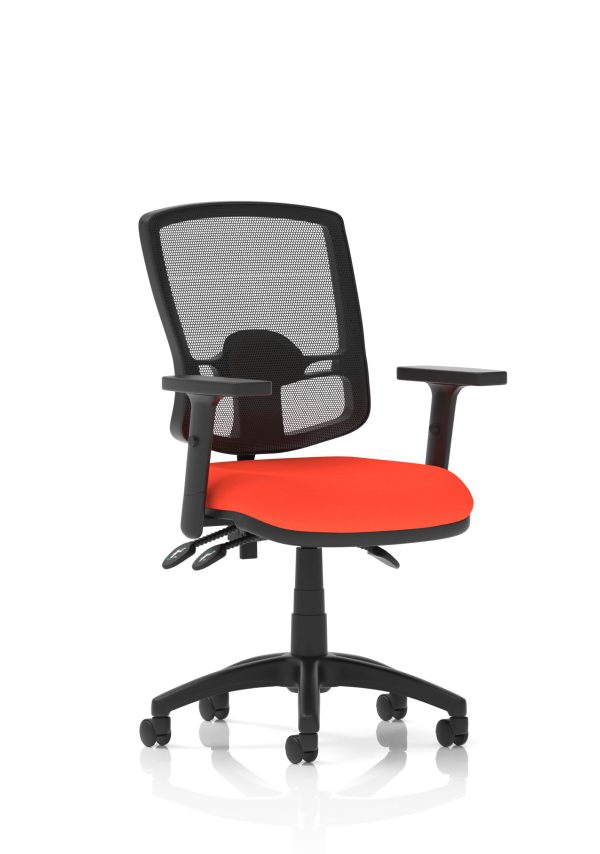 Eclipse Plus III Deluxe Medium Mesh Back Task Operator Office Chair - Image 40