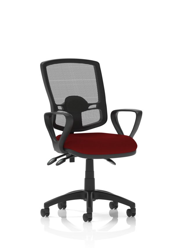 Eclipse Plus III Deluxe Medium Mesh Back Task Operator Office Chair - Image 21