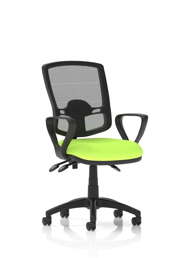 Eclipse Plus III Deluxe Medium Mesh Back Task Operator Office Chair - Image 27