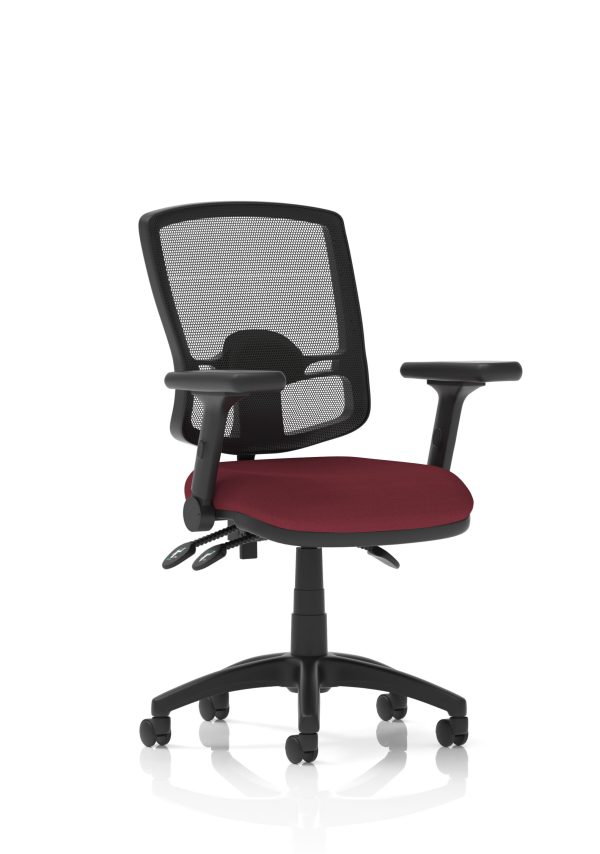 Eclipse Plus III Deluxe Medium Mesh Back Task Operator Office Chair - Image 42