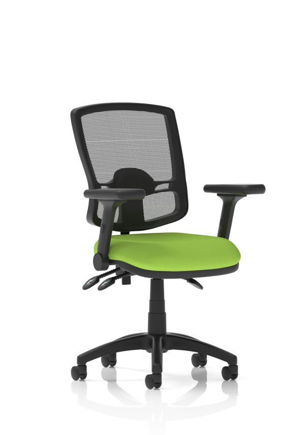 Eclipse Plus III Deluxe Medium Mesh Back Task Operator Office Chair - Image 44