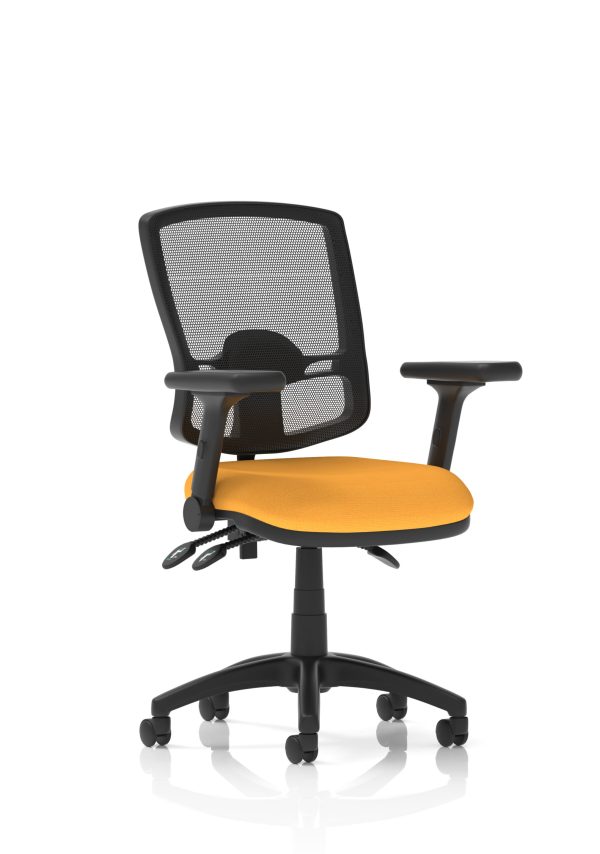Eclipse Plus III Deluxe Medium Mesh Back Task Operator Office Chair - Image 45