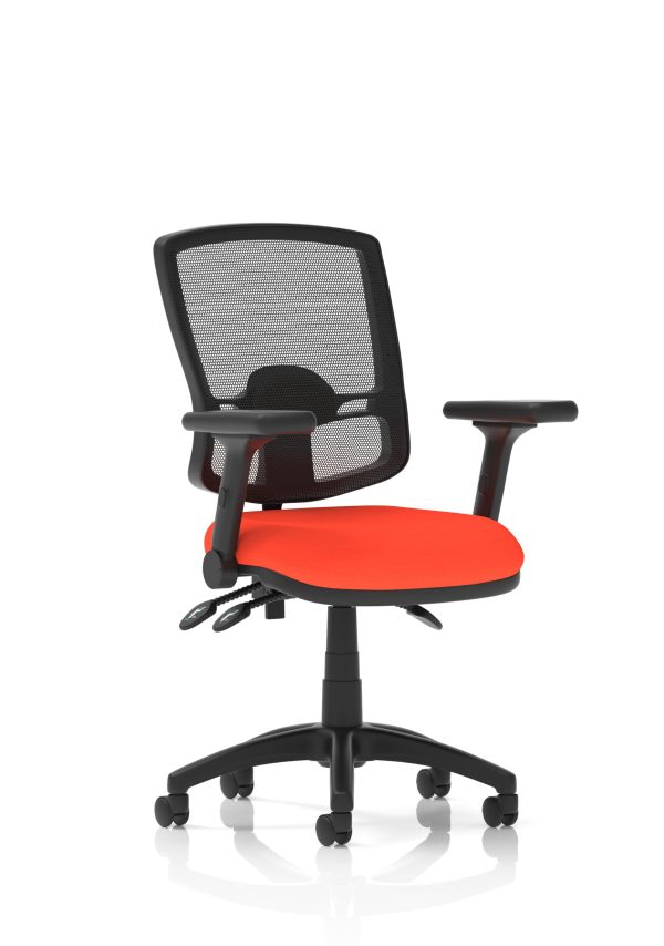 Eclipse Plus III Deluxe Medium Mesh Back Task Operator Office Chair - Image 47