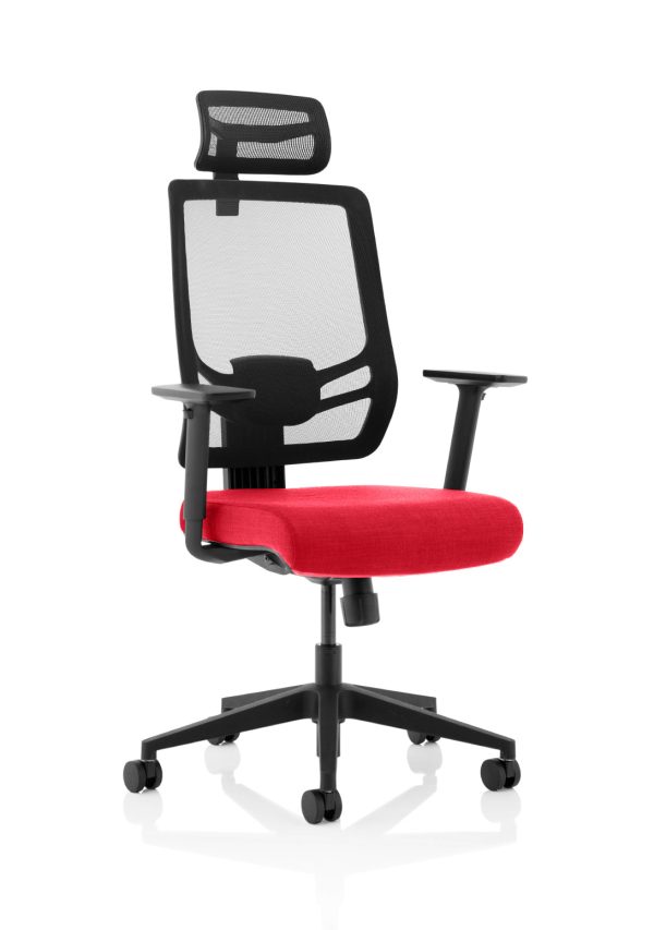 Ergo Twist High Mesh Back Ergonomic Task Operator Office Chair with Arms - Image 5